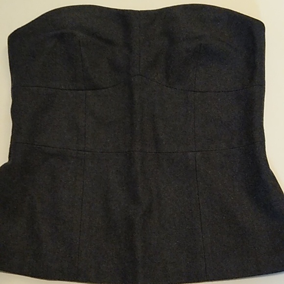 Lord & Taylor strapless top bustier style in 50% wool blend - Picture 4 of 14